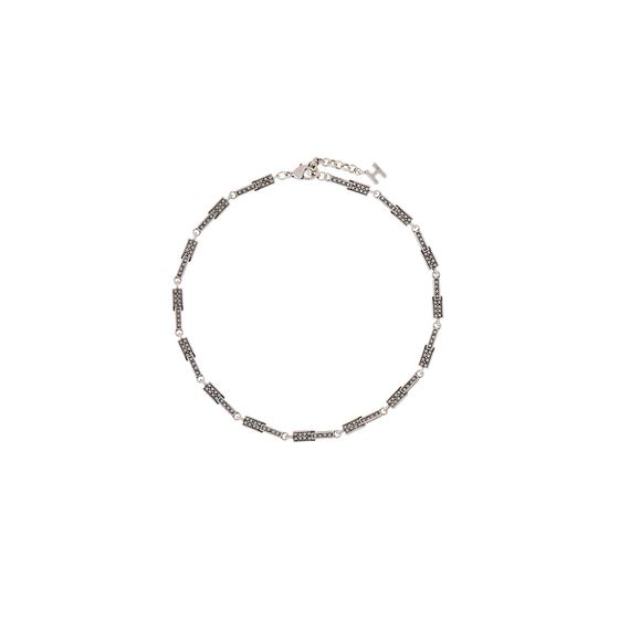 Colar Curto Strass Exclusive Prata Boho